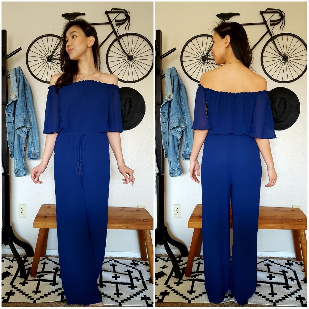 Navy jumpsuit